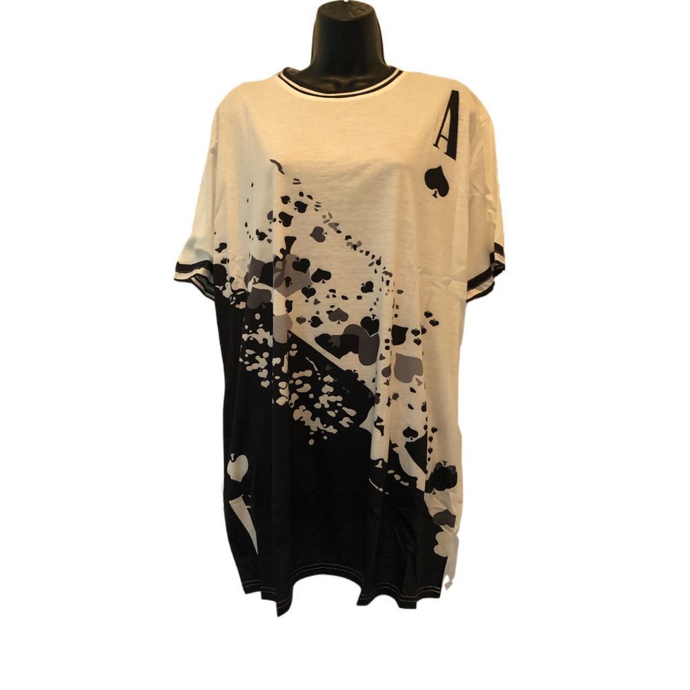 Brand new Black and White Ace Card TShirt - 2XL